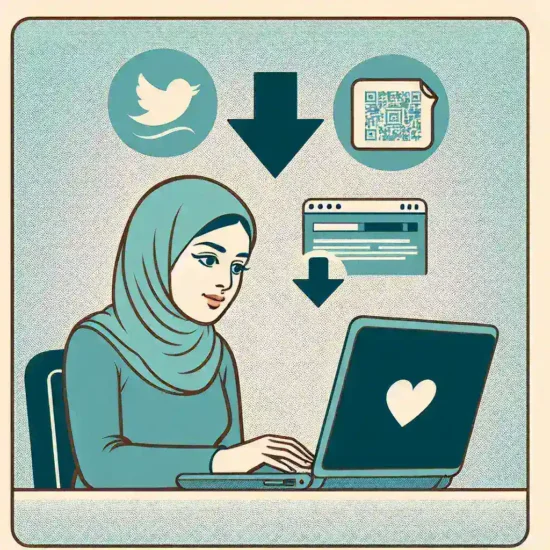 "Step-by-step visual guide for تنزيل من تويتر, showcasing easy methods to download videos and images from Twitter in a comprehensive tutorial."